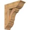 Ekena Millwork Olympic Traditional Smooth Bracket w/ Offset Brace, Western Red Cedar, 7 1/2"W x 20"D x 24"H BKT0806X20X24OLY01SWR - alternate 1